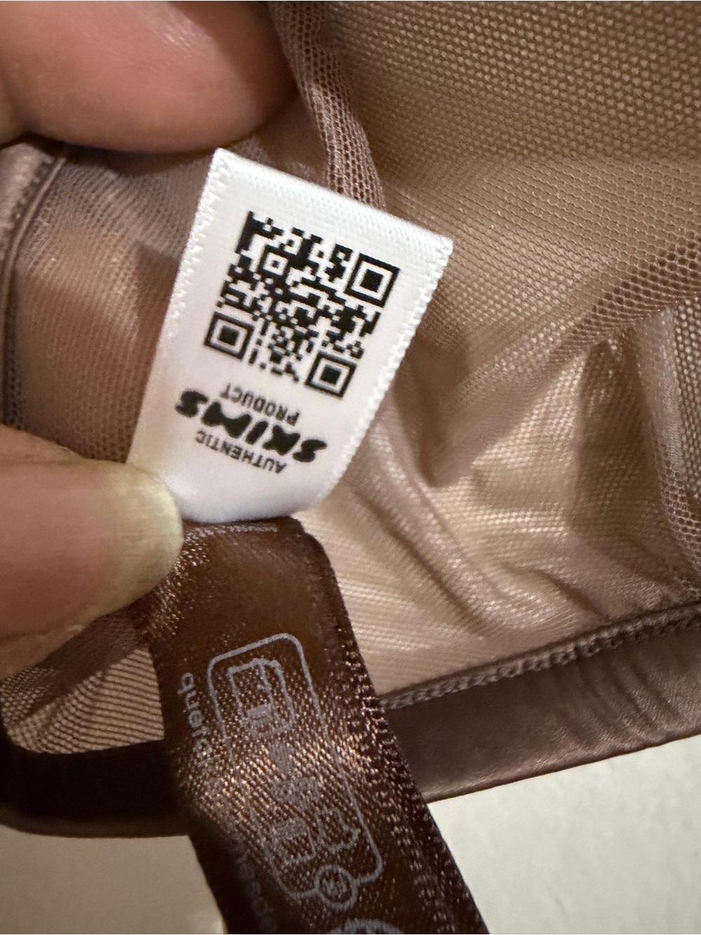 SKIMS Plunge Sheer Mesh Bralette in Brown Taupe - Picture 12 of 12